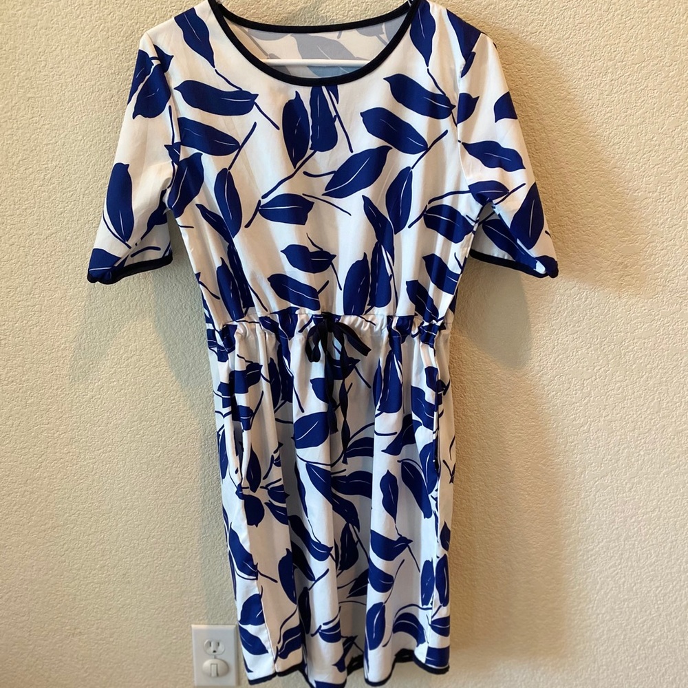 Beautiful Blue and White Dress